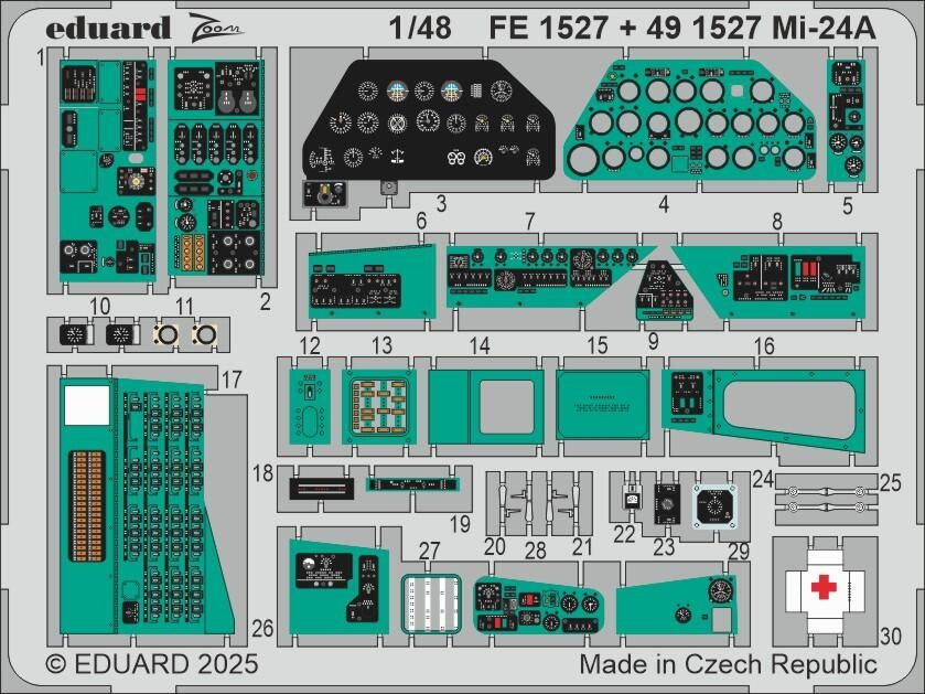 Eduard 491527 Mi-24A TRUMPETER 1/48 – imagen 2