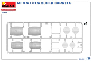MiniArt 38070 MEN WITH WOODEN BARRELS 1/35 – immagine 6