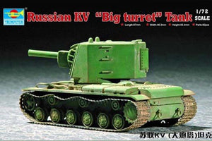 Trumpeter 07236 Soviet KV &amp;quot;Big turret&amp;quot; tank 1/72