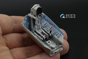 Quinta Studio QD32088 Su-27 3D-Printed &amp;amp; coloured Interior on decal paper (Trumpeter) (full version) 1/32 – imagen 3