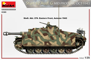 MiniArt 35385 StuH 42 Ausf. G MID PRODUIT PAR JUILLET-OCTOBRE 1943 1/35 – image 8