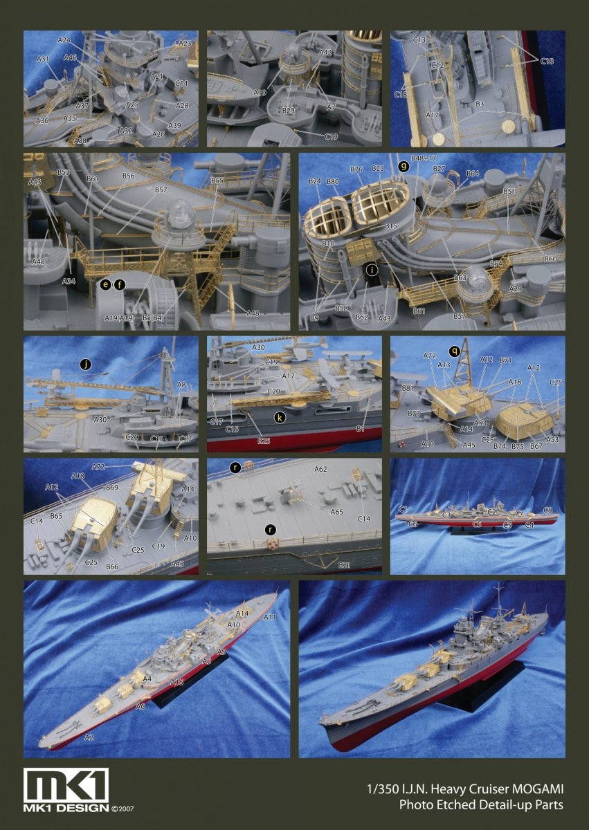 MK1 Design MS-35033 Mogami Detail-UP 1/350 – imagen 6