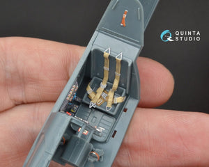 Quinta Studio QD48094 Bf 109G-6 3D-Printed &amp;amp; coloured Interior on decal paper (for Eduard kit) 1/48 – imagen 8