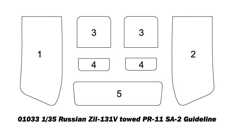 Trumpeter 01033 Zil-131V russe remorqué PR-11 SA-2 Guideline (1/35) – image 4