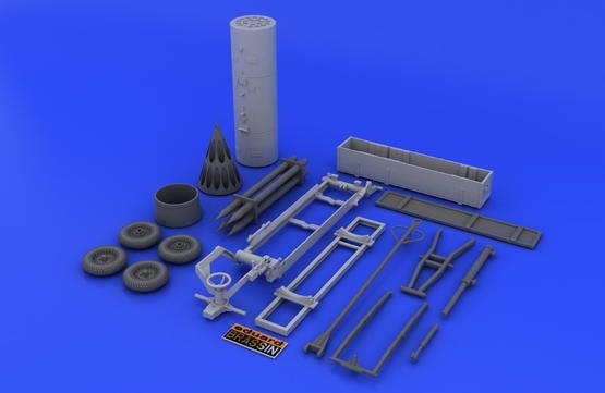 Lance-roquettes Eduard 648046 B-8M1 et chariot de chargement 1/48  – image 7