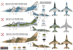 Kovozavody Prostejov KPM0265 Alpha Jet A „Canadian Top Aces“ 1/72 – imagen 2