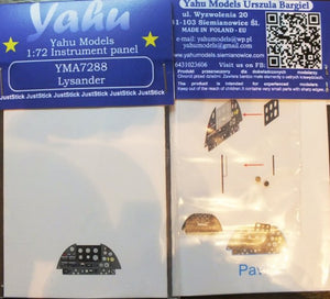 Yahu YMA7288 Lysander (Pavla) 1/72