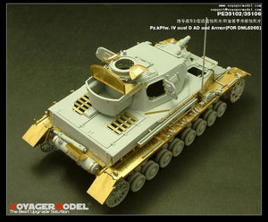 Voyager Model PE35102 Pz.KPfw. IV Ausf D For DRAGON 6265 1/35 – immagine 4