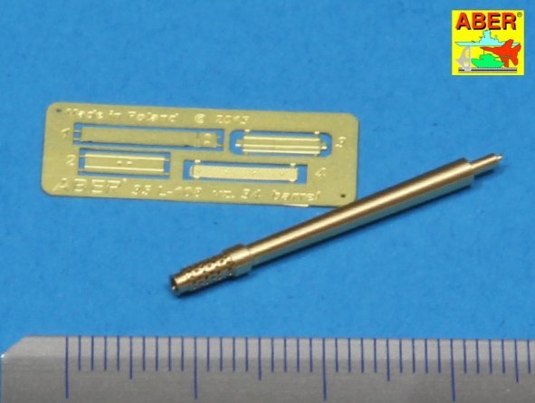 Aber 35L-108 3,7cm KwK.34(t) or vz. 34 barrel for Pz.35(t) tank 1/35 – imagen 2
