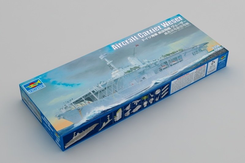 Trumpeter 05633 Aircraft Carrier Weser 1/350 – imagen 2