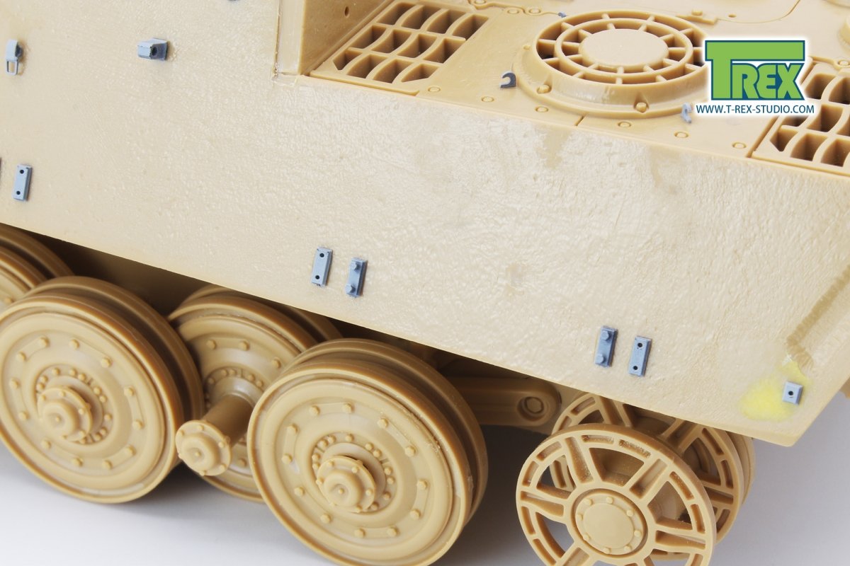 Supports de jupe latérale et de chenille de rechange T-Rex Studio TR35029 pour King Tiger/Jagdtiger 1/35 – image 2
