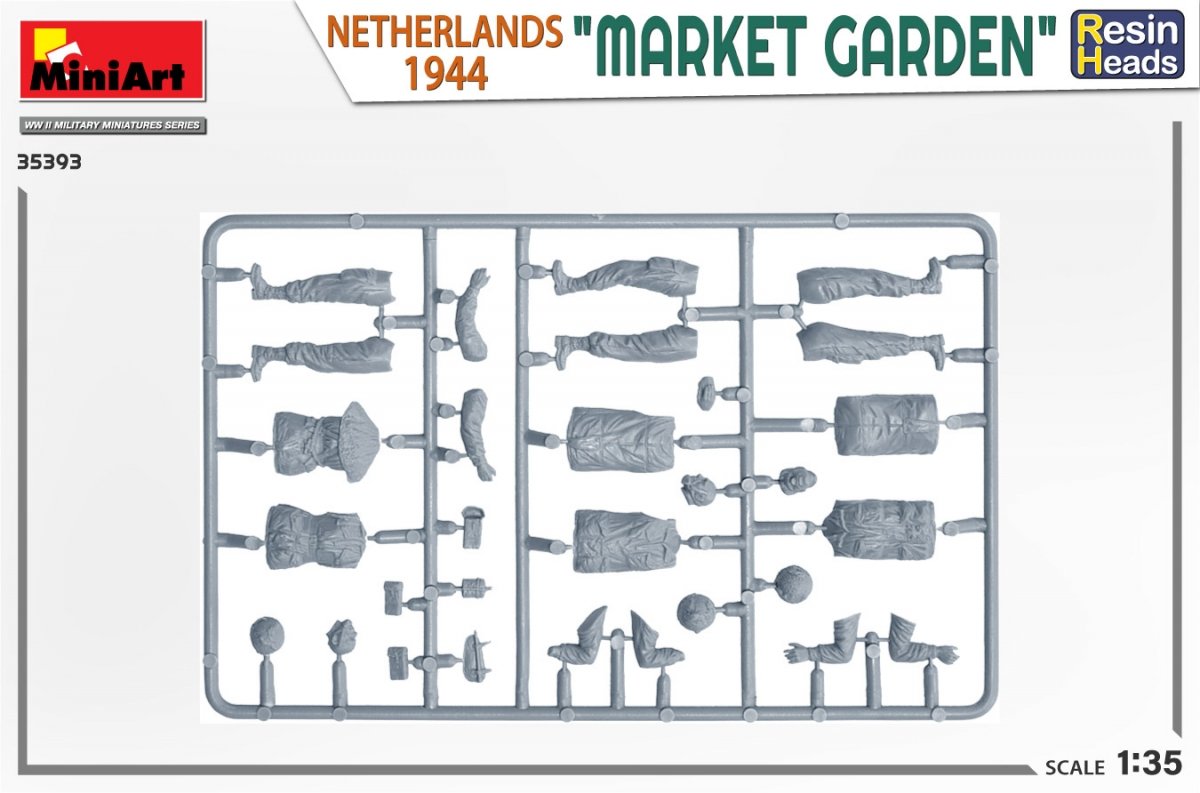 MiniArt 35393 MARKET GARDEN NETHERLANDS 1944. RESIN HEADS 1/35 – imagen 6