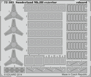 Eduard BIG7289 SUNDERLAND Mk. III 1/72 ITALERI – immagine 5