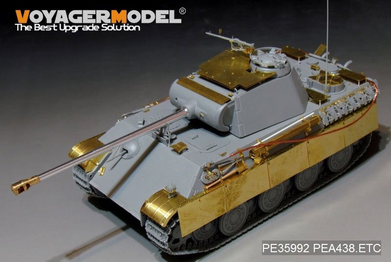 Voyager Model PEA438 WWII German Panther A/G Pz.Rgt.26 Anti Aircraft Armor（For TAKOM 2119/2120/2121) 1/35 – imagen 5