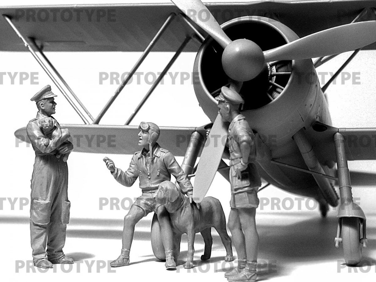 ICM 32110 Italian Pilots in tropical uniforms 1/32 – imagen 3