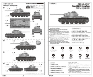 Trumpeter 07127 Soviet KV-85 Heavy Tank 1/72 – zdjęcie 2
