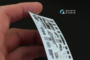 Quinta Studio QD48052 F-15E 3D-Printed &amp;amp; coloured Interior on decal paper (for Revell kit) 1/48 – immagine 5