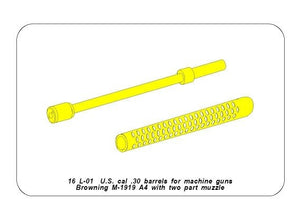 Aber 16L-01 Browning M-1919 A4 two part 1/16 – image 4