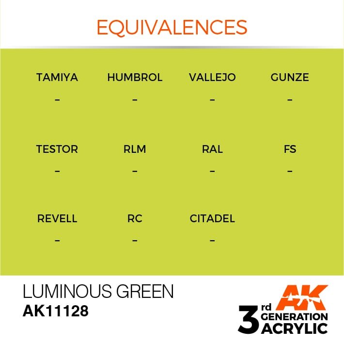 AK Interactive AK11128 LUMINOUS GREEN – STANDARD 17ml – image 3
