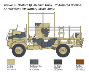 Italeri 0241 Bedford QL Medium Truck 1/35 – imagen 4