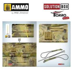 AMMO of Mig Jimenez 2414300000 SOLUTION BOX – WWII GERMAN TANKS – zdjęcie 11