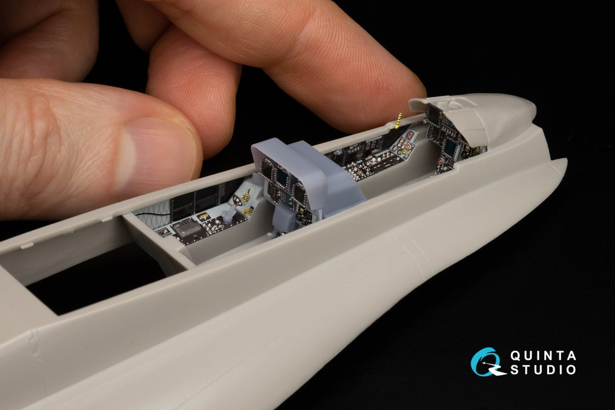 Quinta Studio QD+48347 FA-18D late 3D-Printed coloured Interior on decal paper (Hasegawa) (with 3D-printed resin parts) 1/48 – imagen 11