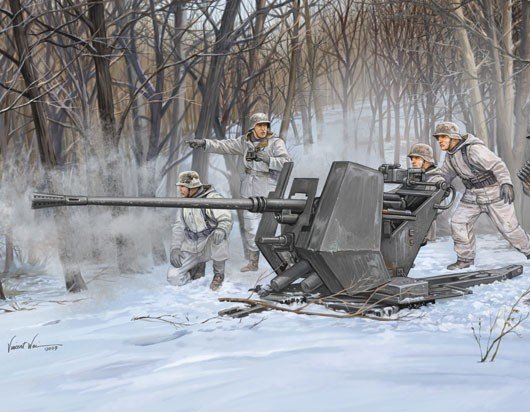 Trumpeter 02310 Flak 37 (German 3.7cm anti-aircraft gun) 1/35