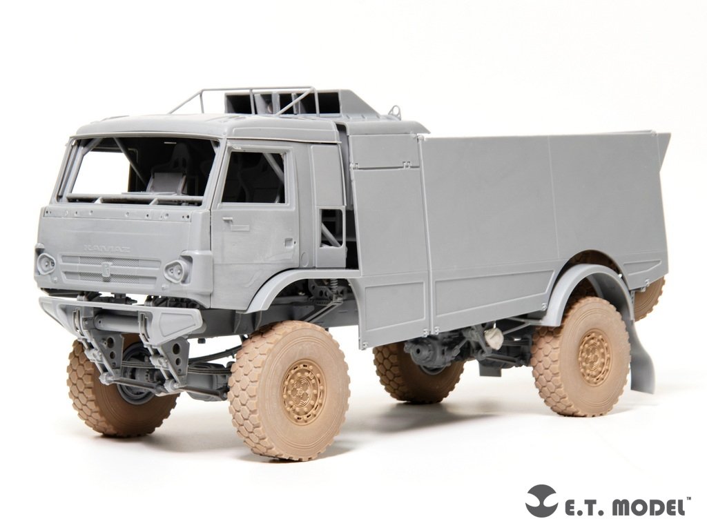 E.T. Model P35-131 KAMAZ-43509 Truck Sagged wheels &amp;amp; Spare Wheels for Zvezda kit 1/35 – imagen 4