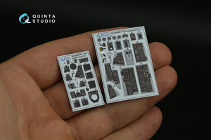 Quinta Studio QDS-48395 F-14A 3D-Printed &amp;amp; coloured Interior on decal paper (Hobby Boss) (Small version) 1/48 – zdjęcie 6