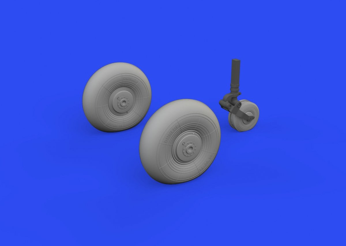 Eduard 648755 Beaufighter Mk. X wheels TAMIYA 1/48 – Bild 2