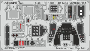 Eduard 491384 Vampire FB.5 Airfix 1/48 – Bild 2
