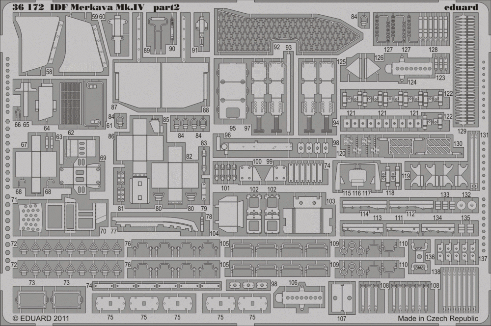 Eduard 36172 IDF Merkava Mk. IV 1/35 Hobby Boss – immagine 2