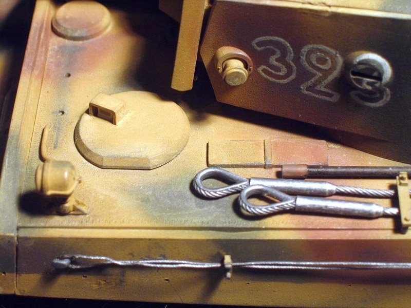 Eureka XXL ER-2502 Towing cable for Pz.Kpfw.VI Tiger Ausf.E Tank 1/25 – immagine 6