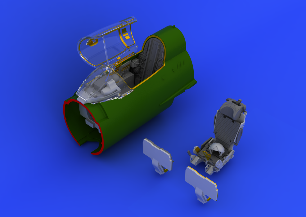 Eduard 648185 MiG-21PFM interior – grey EDUARD 1/48 – zdjęcie 4