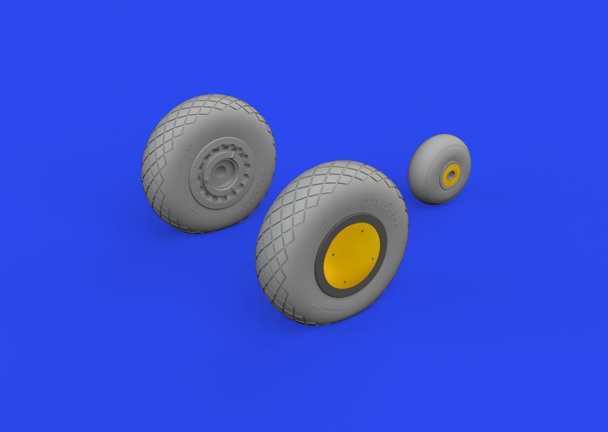 Eduard 632197 A-20G wheels HONG KONG MODELS 1/32 – immagine 2