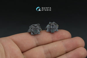 Quinta Studio QDS-48592 F-14A Tomcat 3D-Printed &amp;amp; coloured Interior on decal paper (GWH) (Small version) 1/48 – zdjęcie 8