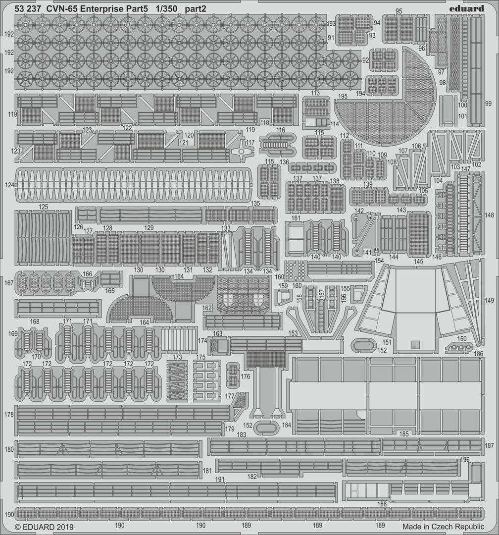 Eduard 53237 CVN-65 Enterprise pt.5 1/350 TAMIYA – zdjęcie 3