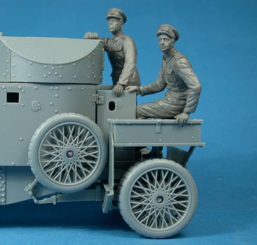 Copper State Models F35-005 British RNAS Armoured Car Division crewman observing 1/35 – imagen 3