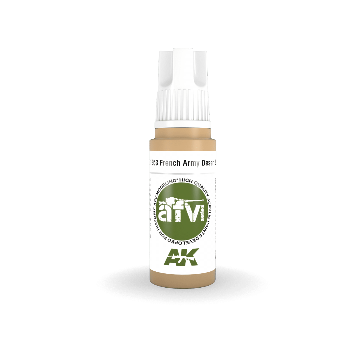 AK Interactive AK11363 French Army Desert Sand 17ml – immagine 2