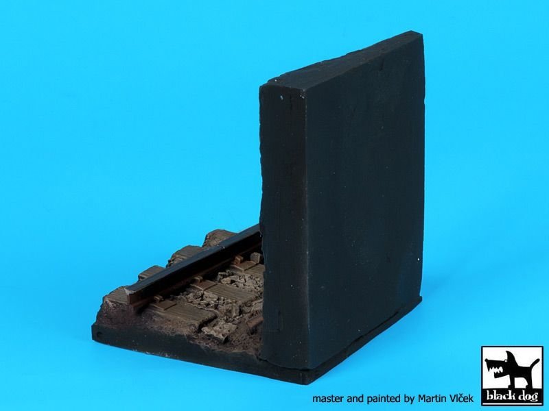 Black Dog D35098 Wall with rail base 1/35 – immagine 2