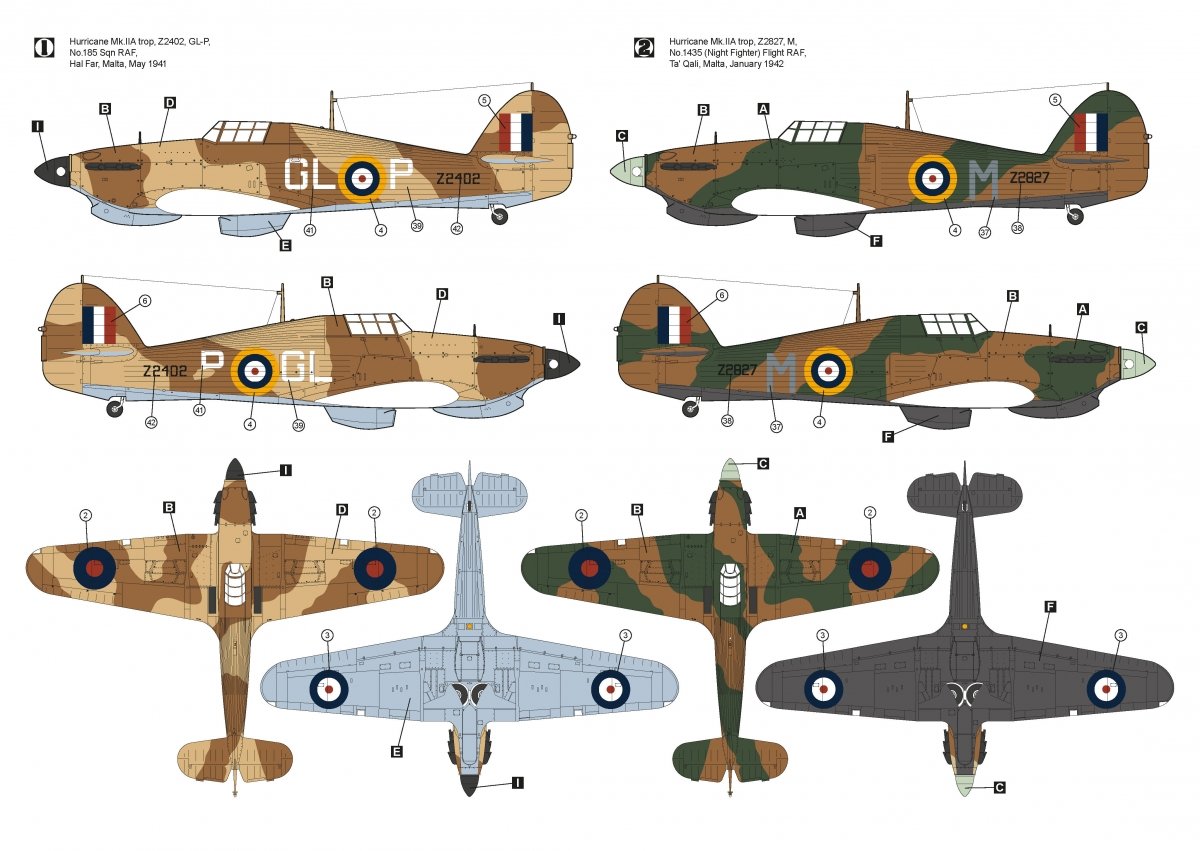 Hobby 2000 48016 Hawker Hurricane Mk.IIA Trop 1/48 – zdjęcie 3