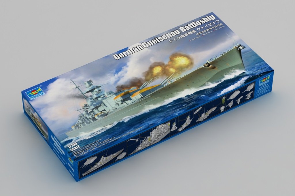 Trumpeter 06736 German Gneisenau Battleship 1/700 – imagen 2