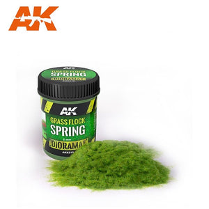 AK Interactive AK8219 FLOCON D&amp;#39;HERBE 2MM PRINTEMPS / Flocon d&amp;#39;herbe