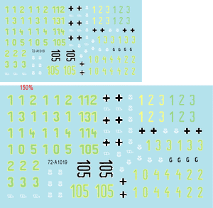 Star Decals 72-A1019 Western Front Tigers # 1 1/72 – imagen 3