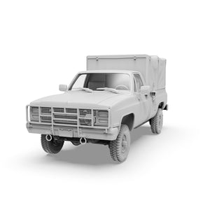 AK Interactive AK35031 M1008 TROOP CARRIER WITH TARP 1/35 – imagen 4