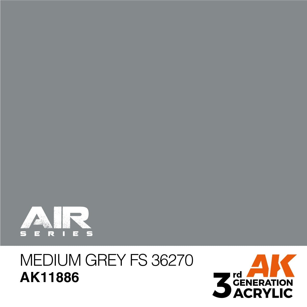 AK Interactive AK11886 GRIS MOYEN FS 36270 – AIR 17 ml