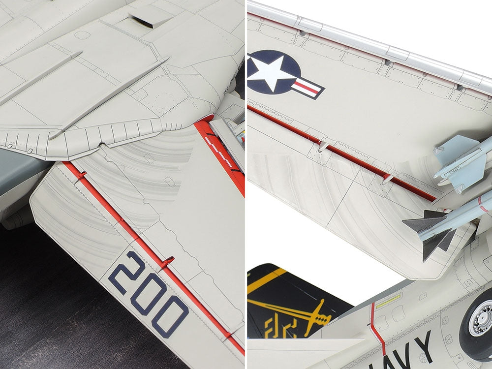 Tamiya 61122 Grumman F-14A Tomcat (Late Model) Carrier Launch Set 1/48 – immagine 10