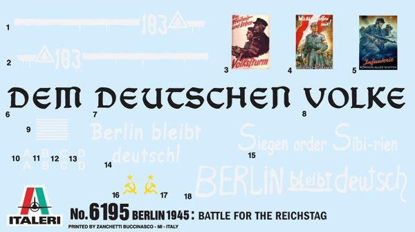 Italeri 6195 Battle for the Reichstag 1945 - BATTLE SET 1/72 – imagen 10