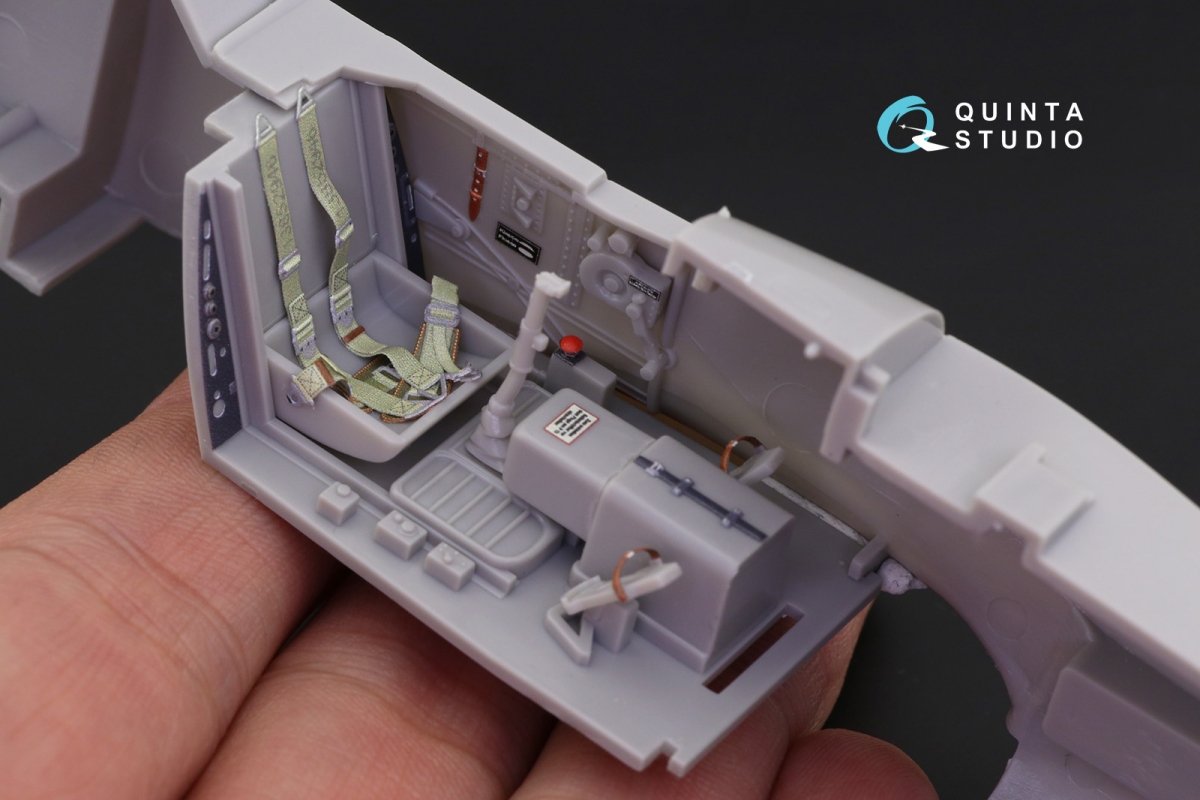 Quinta Studio QD32058 Bf 109K-4 3D-Printed &amp;amp; coloured Interior on decal paper (for Hasegawa kit) 1/32 – Bild 4