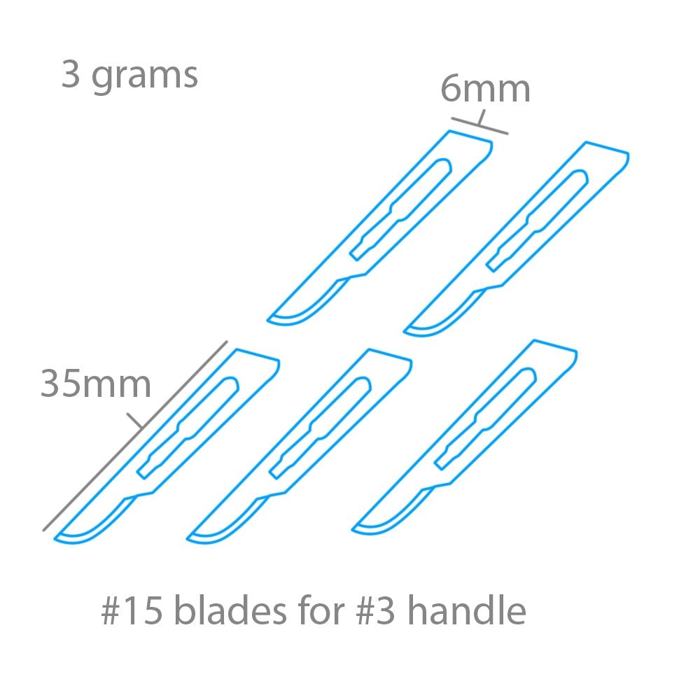 Modelcraft PKN9275 Blades #15 x 5 – immagine 2